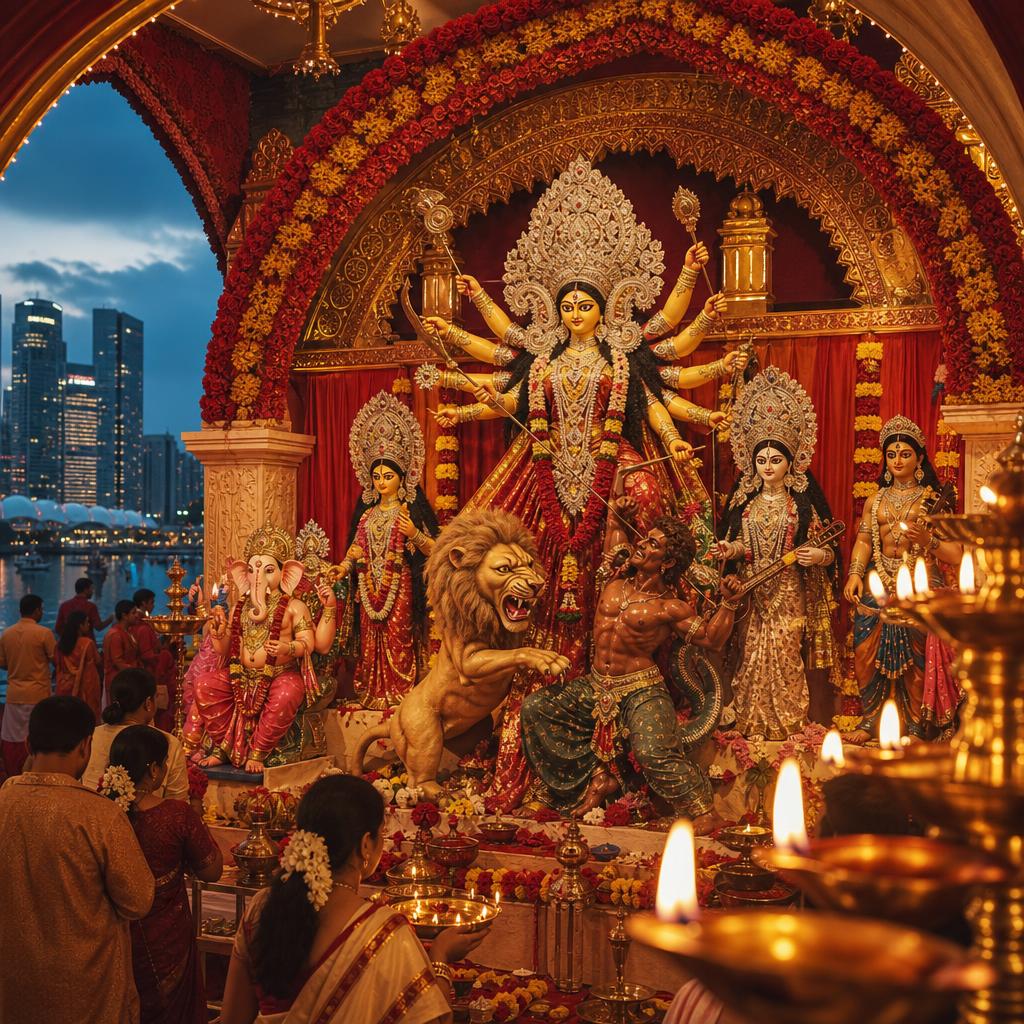 Durga Puja 2026 in Singapore: Pandals, Locations, Dates and Contacts