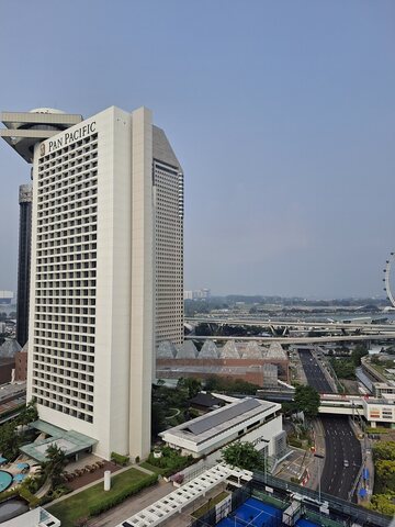 Pan Pacific Singapore exterior (archival photograph)