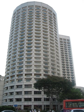 Fairmont Singapore exterior, formerly Raffles The Plaza (archival photograph)