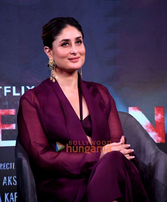 Kareena Kapoor Khan at the Jaane Jaan trailer launch in September 2023