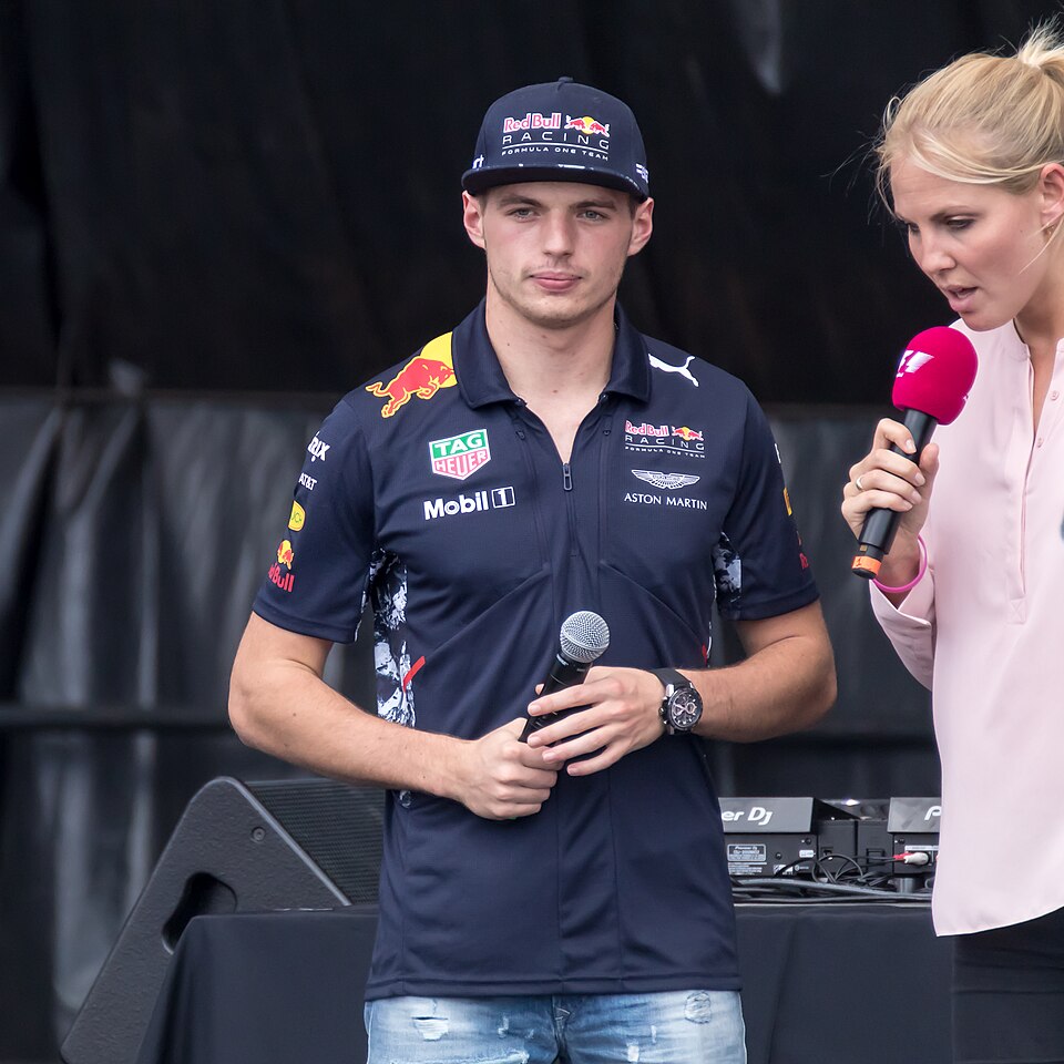 Max Verstappen in an archival photograph from Austin in October 2017